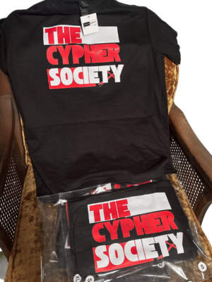 The Cypher Society"Typography T-Shirt" - Image 2